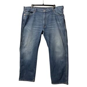 Levi's Men's Jeans Blue Denim 48x34 5-Pocket Strong Fabric Faded Baggy Street